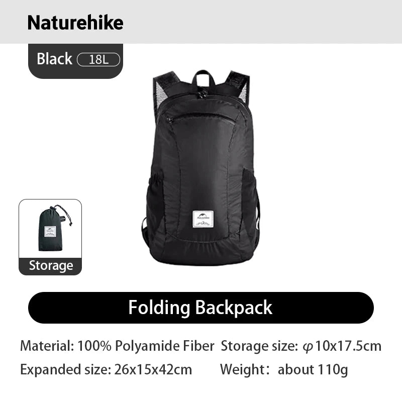 Naturehike Ultralight Waterproof Foldable Outdoor Hiking Backpack