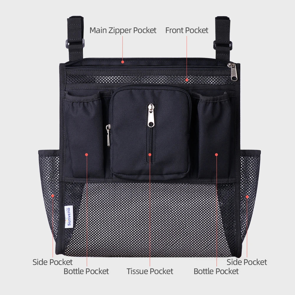 Sunveno Baby Stroller Organizer Bag Infant Pram Cart Storage Accessories