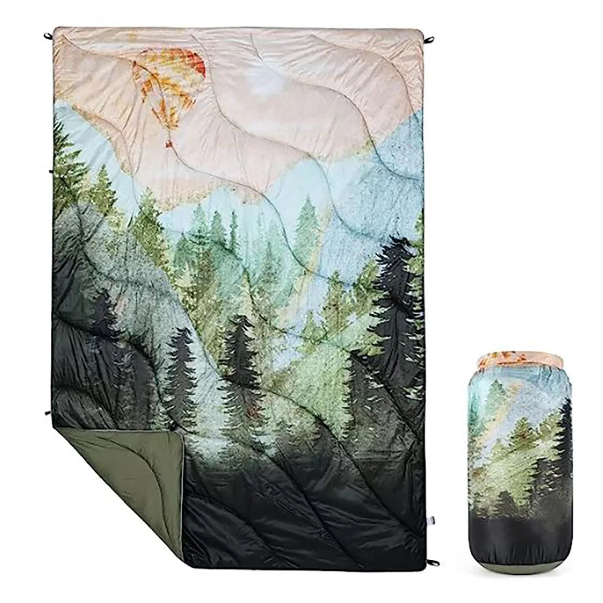 Portable Waterproof Outdoor Camping Blanket With Storage Bag