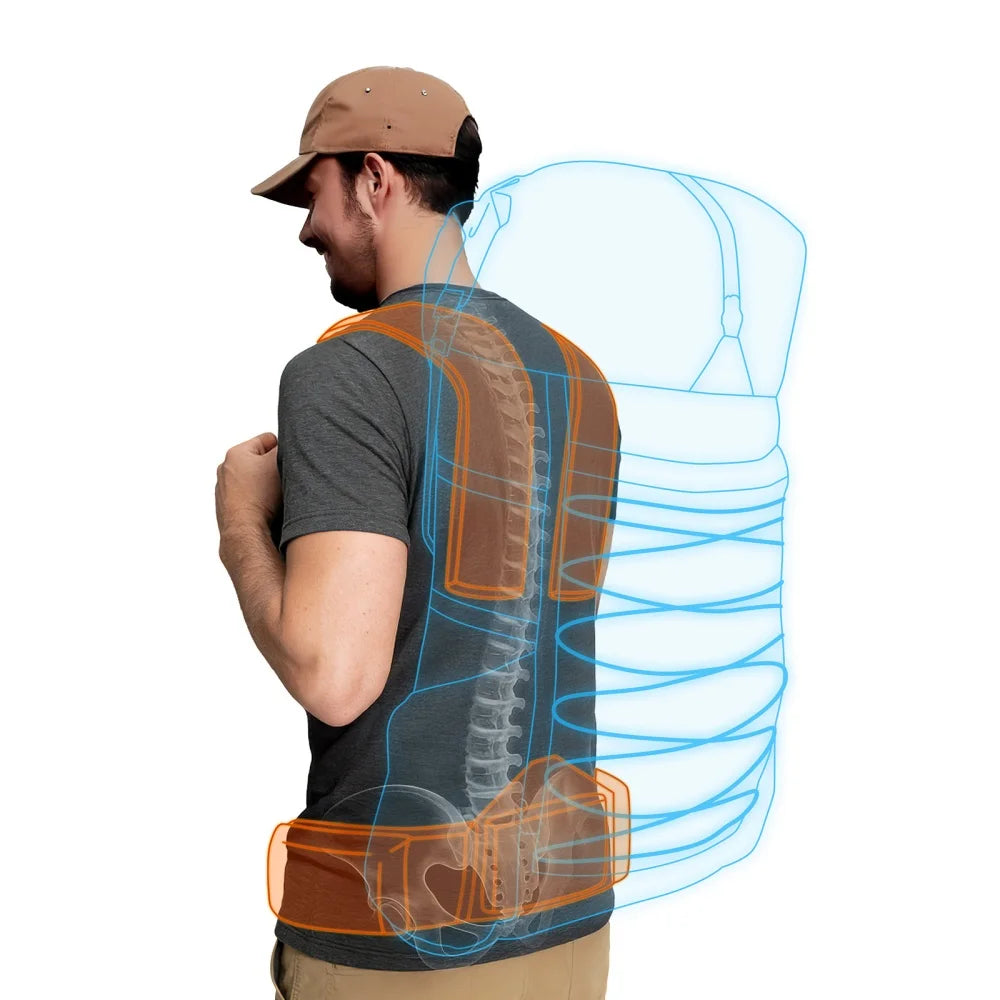 Night Cat Lightweight 50L To 70L Hiking Backpack With Rain Cover