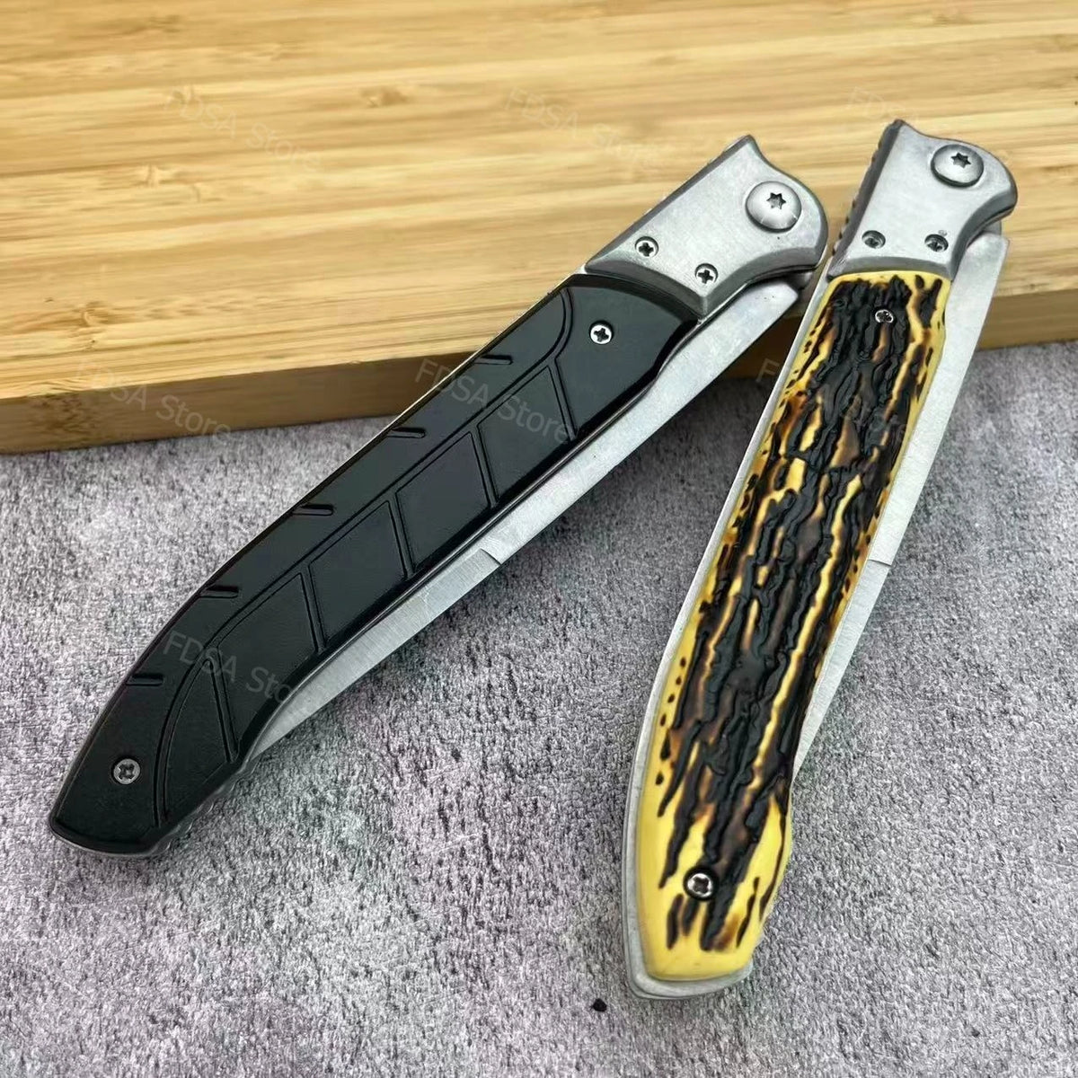 DIY Stainless Steel Folding Utility Knife for Camping