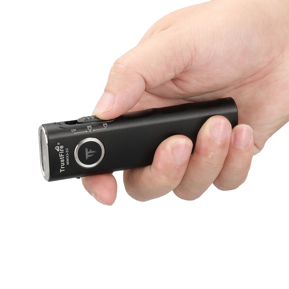 TrustFire MINIX3-SC Rechargeable EDC LED Flashlight With UV Light