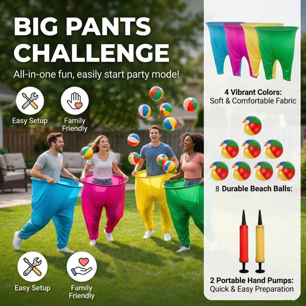 Fun Grandma Pants Game Set For Family And Adults