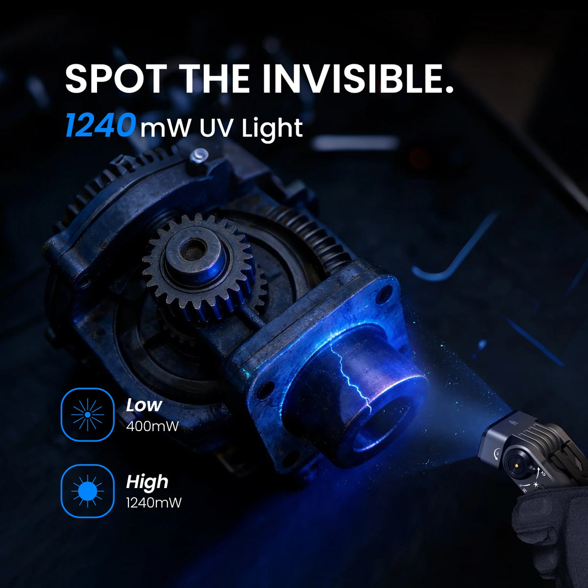 SOFIRN ST2 3000LM Flashlight SFT42R LED 6000K Red Light 660nm with UV 365nm 21700 USB C Rechargeable EDC Torch