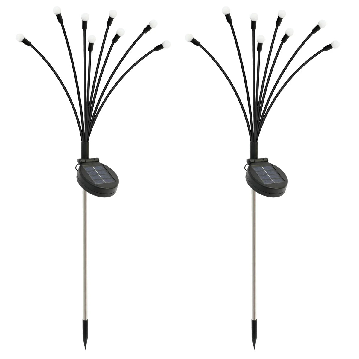 Solar 8 Head Firefly Led Outdoor Garden Lights Waterproof