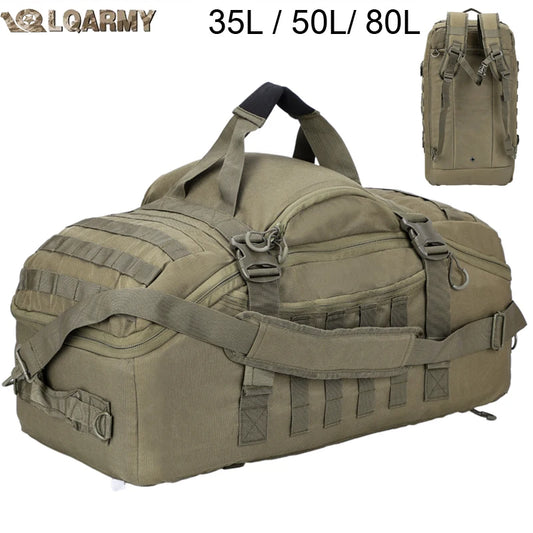 LQARMY 30L 45L 80L Tactical Backpack For Hiking Camping Travel And Outdoor Adventures