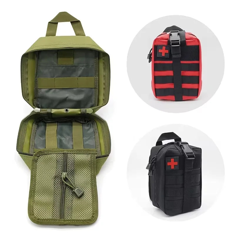 Portable Tactical First Aid Kit Medical Bag For Hiking Travel Home Emergency Treatment Case Survival Tools EDC Pouch
