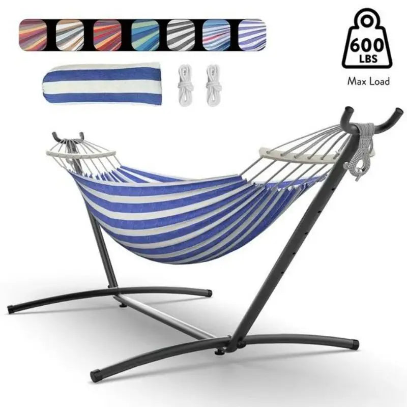GYROOR Adjustable Stand Hammock Heavy Duty Outdoor Relaxation Bed