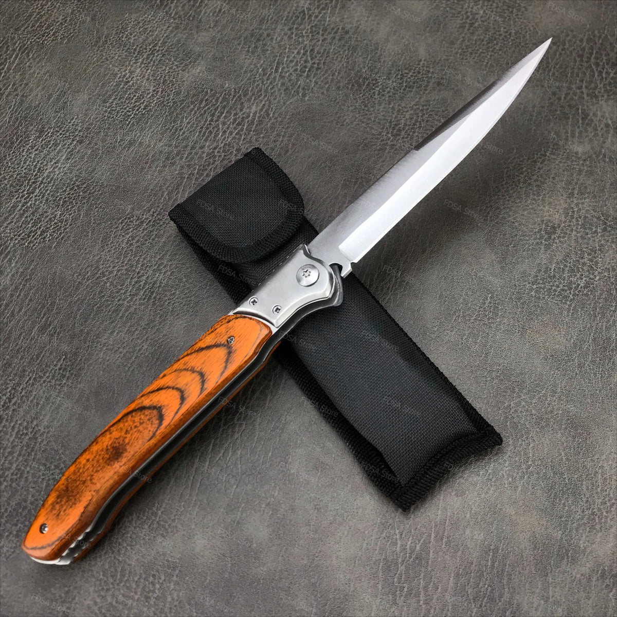 DIY Stainless Steel Folding Utility Knife for Camping