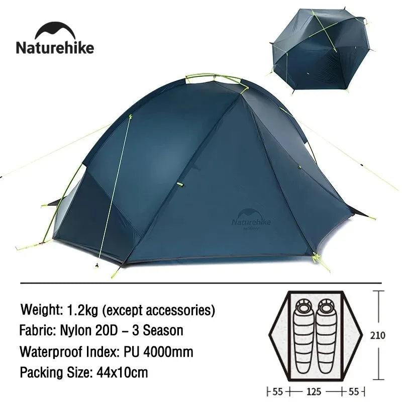 Naturehike Ultralight 1 2 Person Waterproof Camping Tent