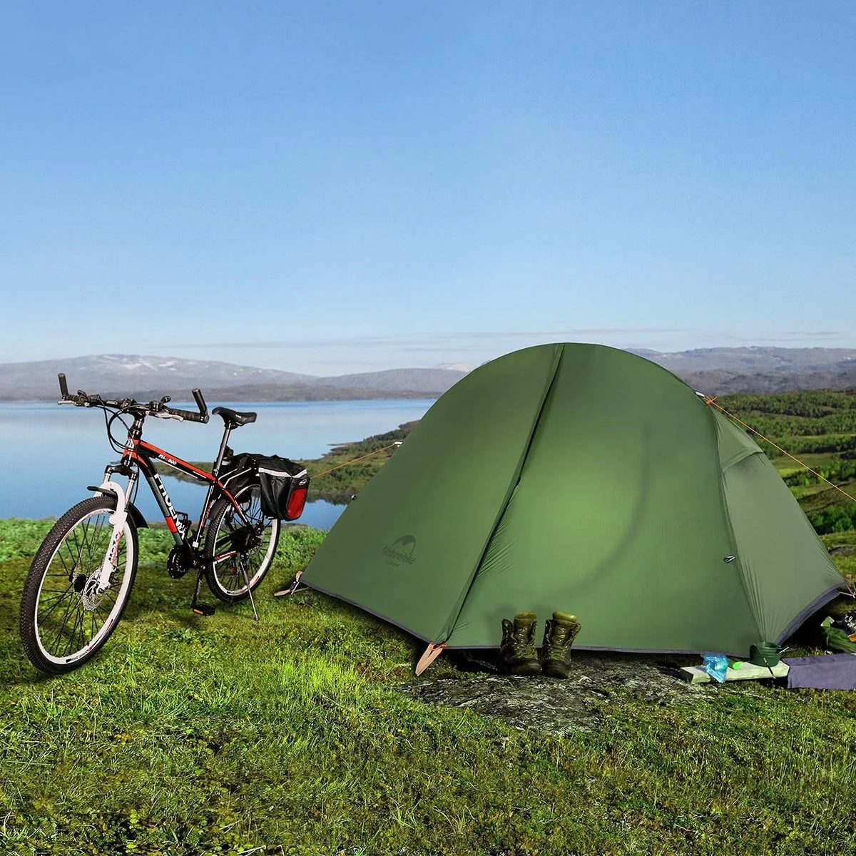 Naturehike 1 Person Ultralight Waterproof Double Layer Cycling Tent