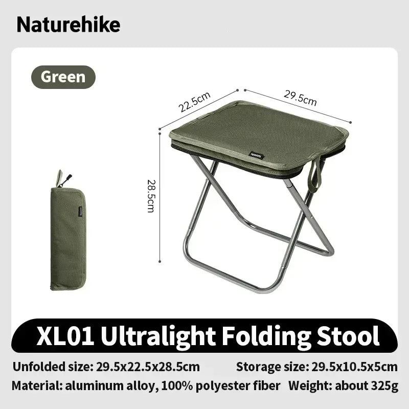 Naturehike Foldable Portable Stool For Outdoor Travel And Fishing