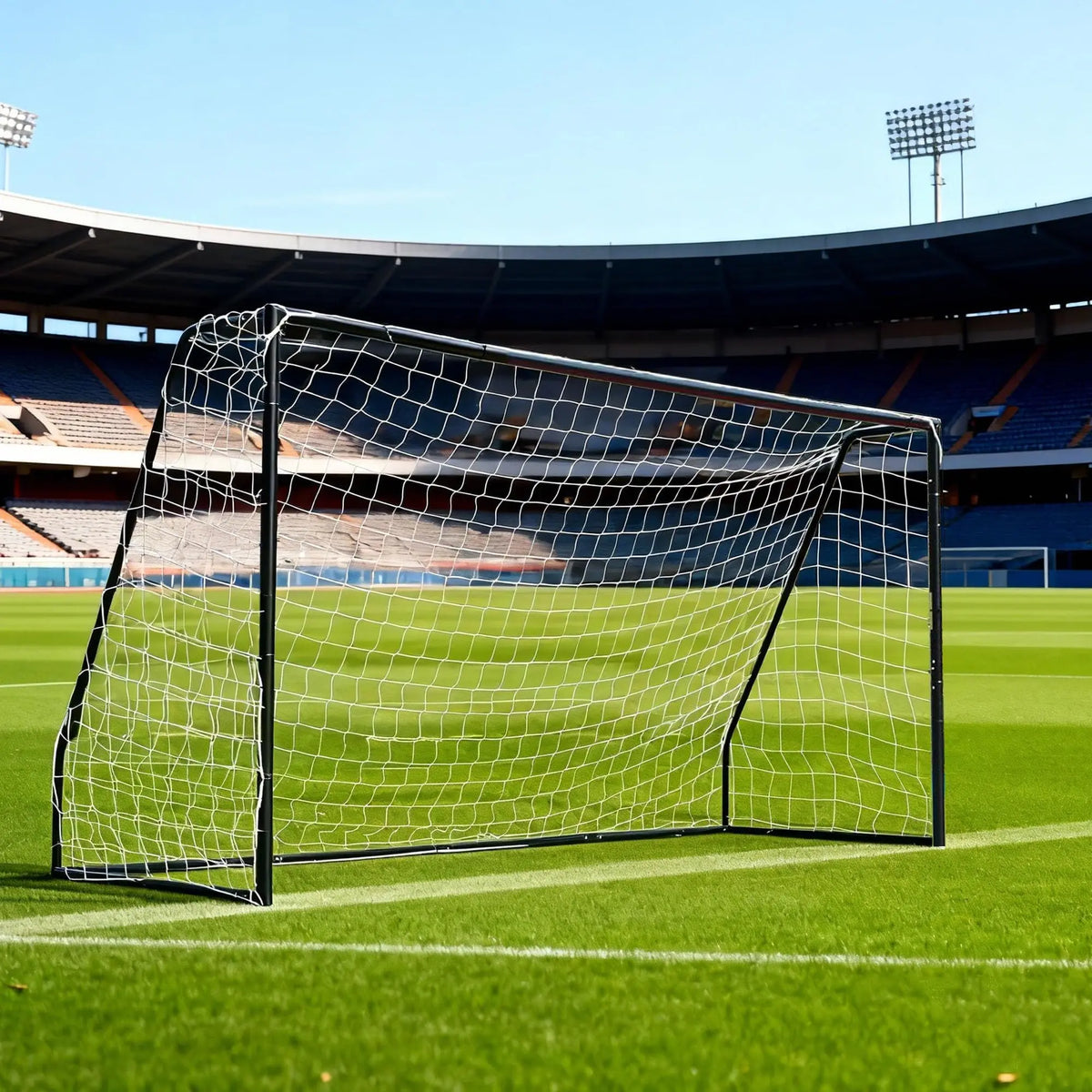 Soccer Goal 6 To 12 Ft Portable Backyard Soccer Goal With Net And Ground Stakes