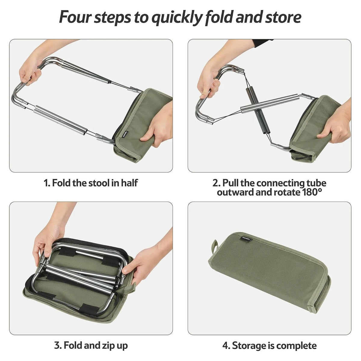 Naturehike Foldable Portable Stool For Outdoor Travel And Fishing