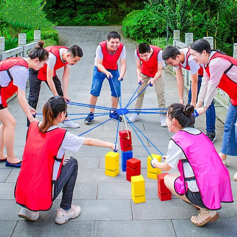 Building Tower Together Expanding Training Teams Collaborating Games Tower Style Architecture Outdoor Sports Toys Games Parties