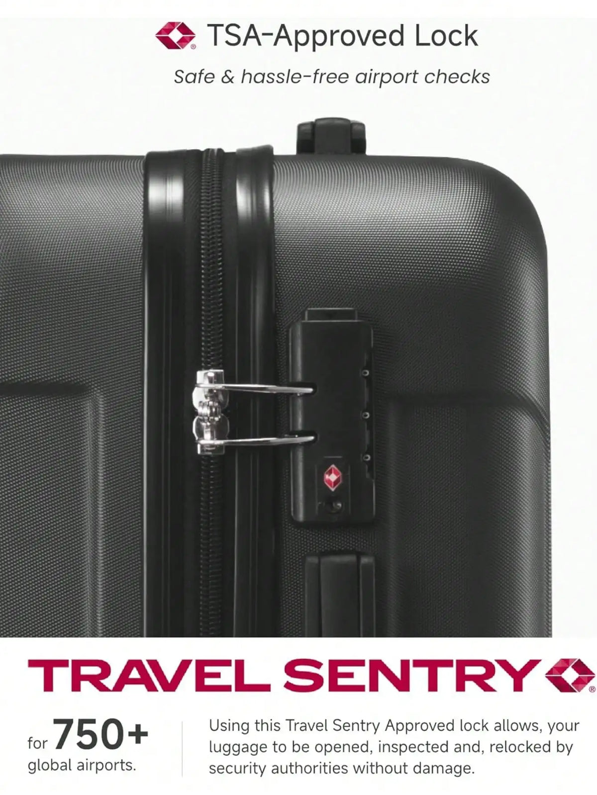 3 IN 1 Luggage Set for Men & Women, Airline Approved 22x14x9 Carry On Luggage, Fashion Hardshell Suitcase with TSA Lock, Wheeled Travel Trolley Case with Matching Tote Bag, Lightweight Rolling Suitcase for Business Trips, Wee