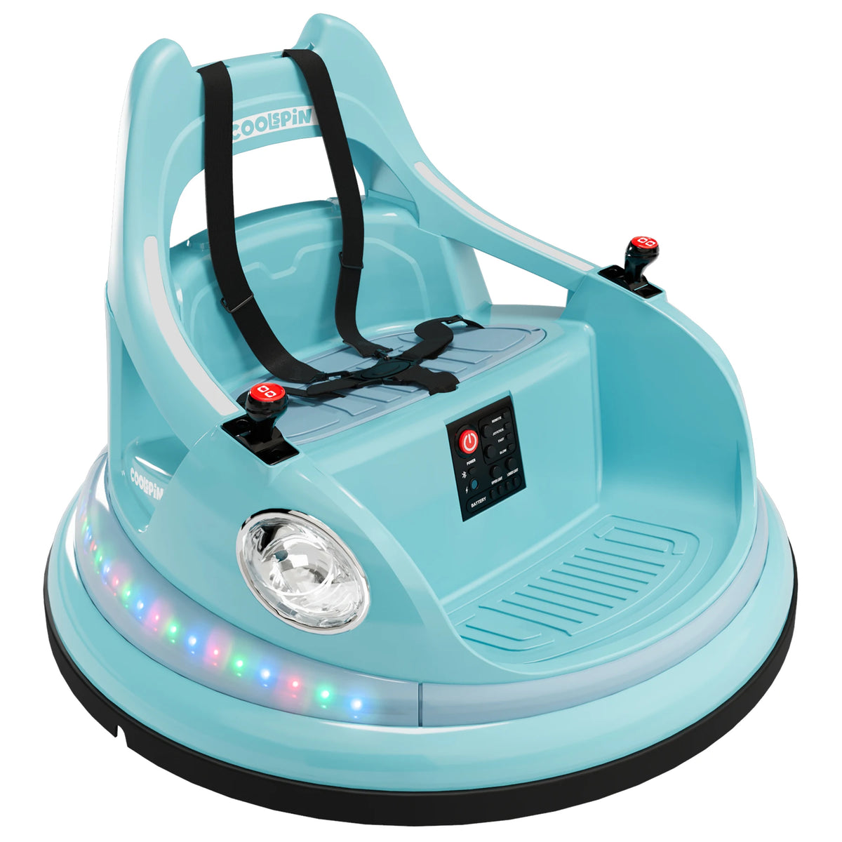 HiMiss 12V Kids Electric Bumper Car Remote Control Playset