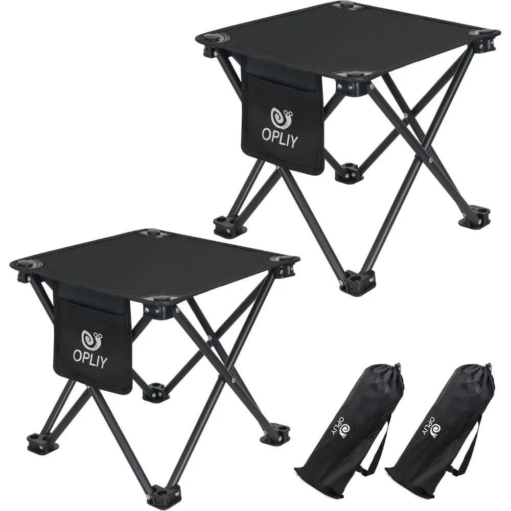 Xiuwo 2 Pack Portable Folding Stool For Outdoor Camping Gardening