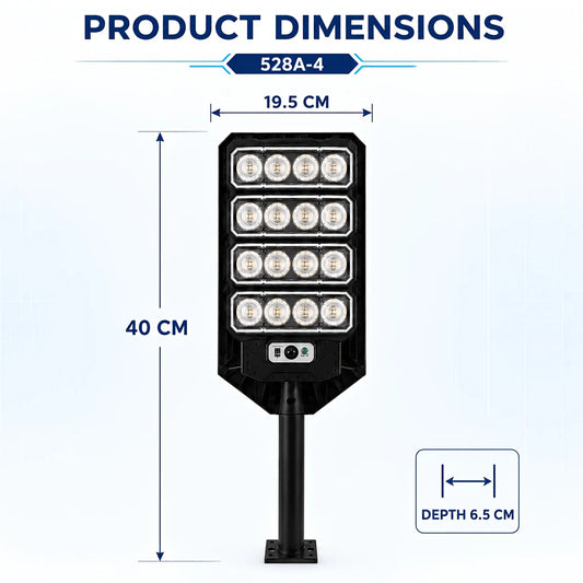 Outdoor Solar Street Light  4 Panel 5 Panel Motion Sensor Remote Control 3 Lighting Modes Dusk to Dawn Auto On Off IP65 Security Light Wall Pole Mount for Yard Driveway Garage Garden Patio