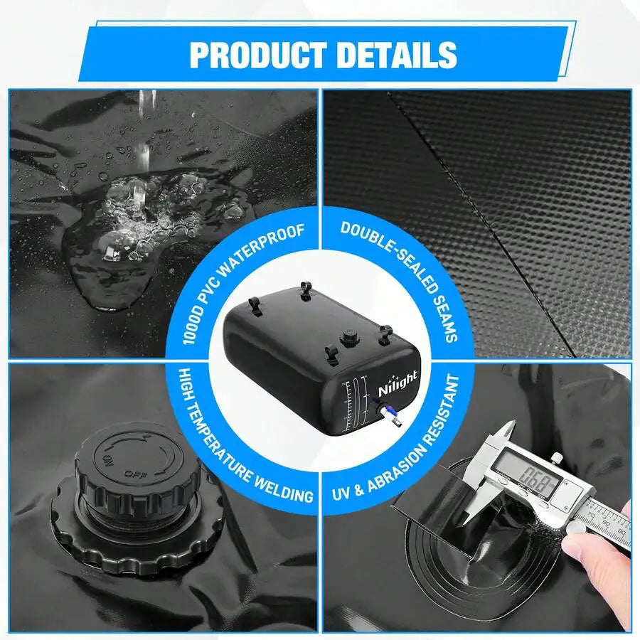 Nilight Foldable Water Storage Bladder For RV And Camping