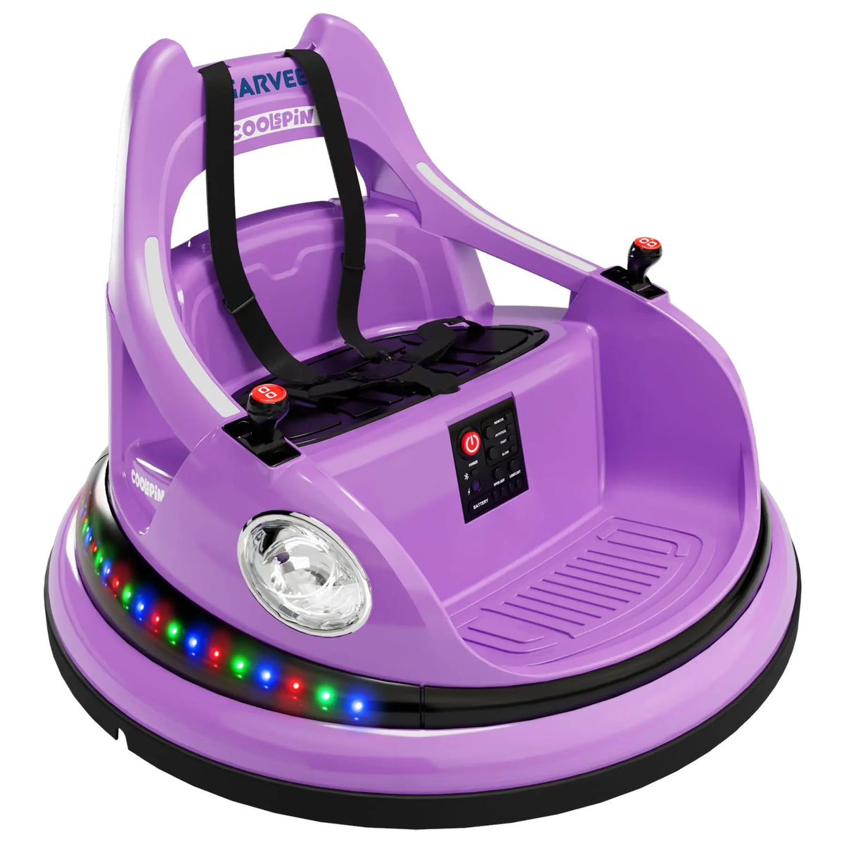 HiMiss 12V Kids Electric Bumper Car Remote Control Playset
