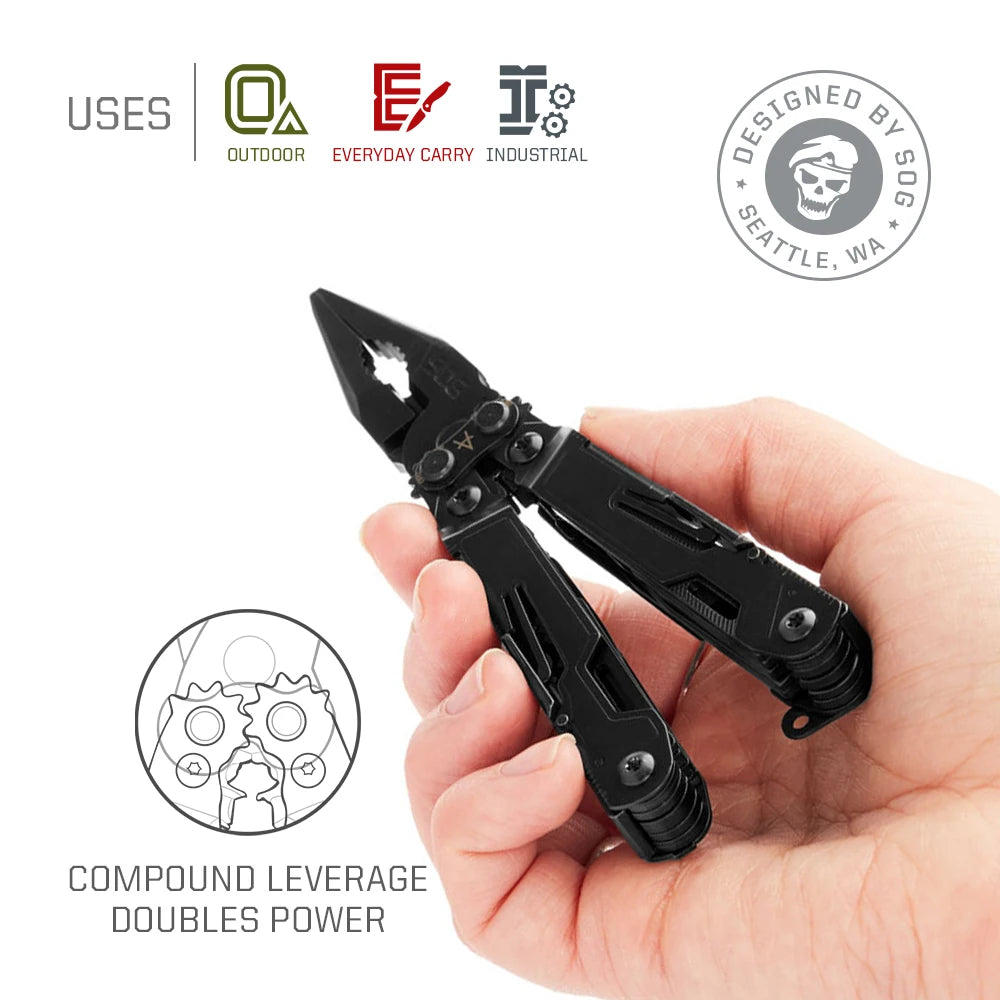 SOG PowerPint 18in1 Multi Tool Stainless Steel EDC Pliers Knife