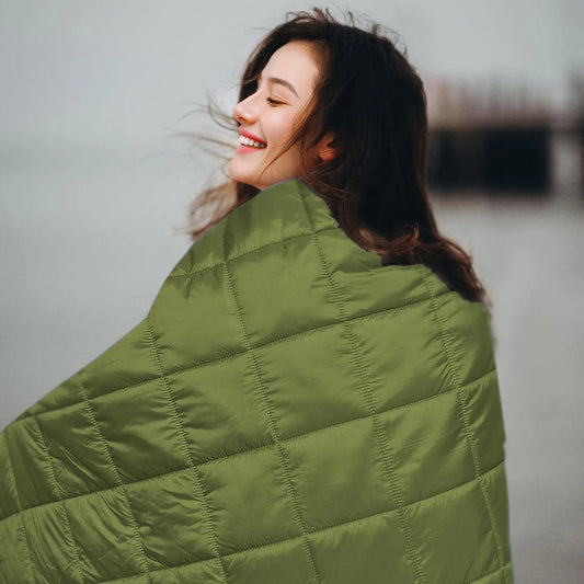 Outdoor Puffy Camping Blanket, Lightweight Down Alternative Puffy  Camping Large Ultra Warm Hammock Top Quilt Waterproof Blanket for Traveling Picnic Beach Party Cold Weather